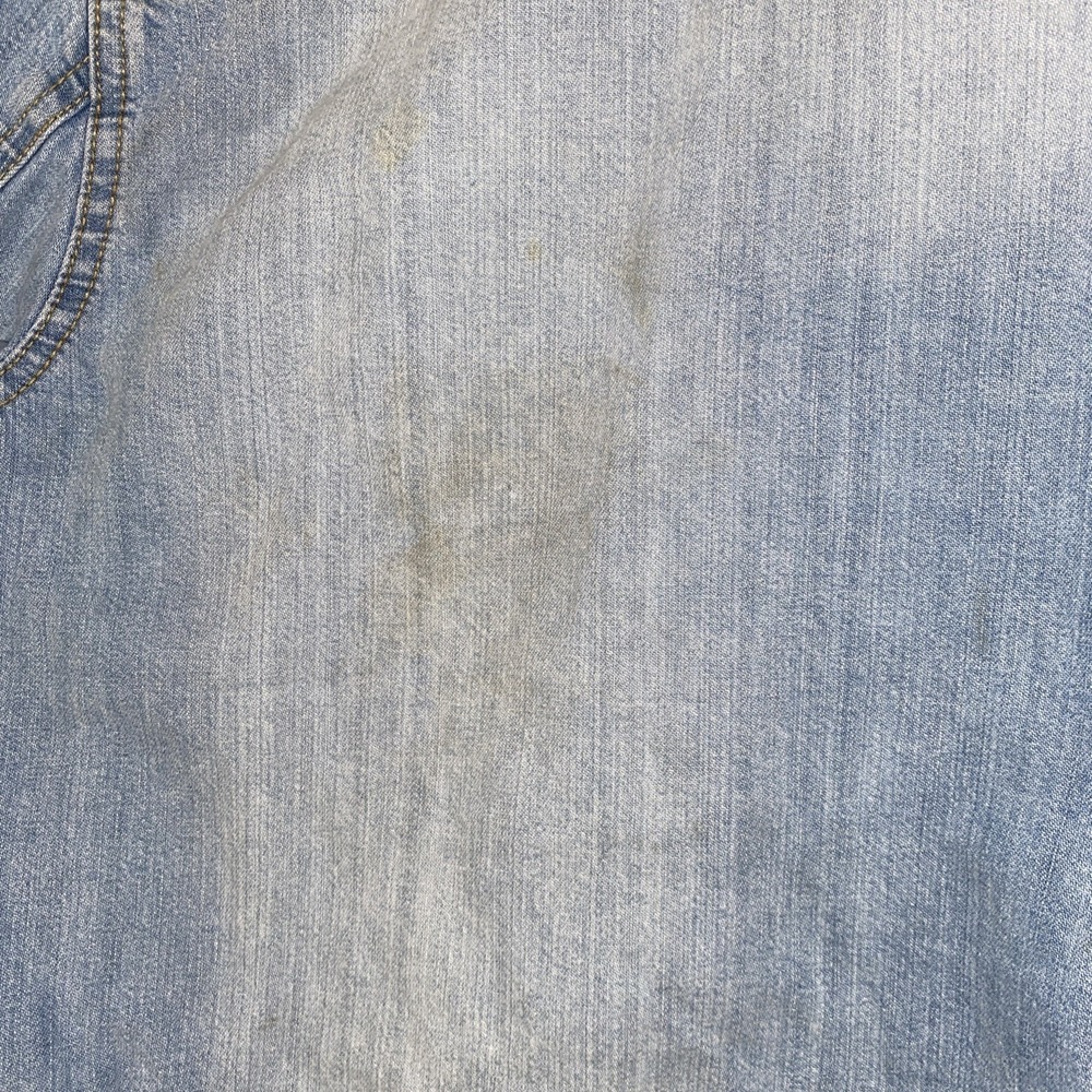 Sun + Stone Jean Jacket Women's XXL Light Blue Denim‎ Cotton Trucker - Picture 6 of 7